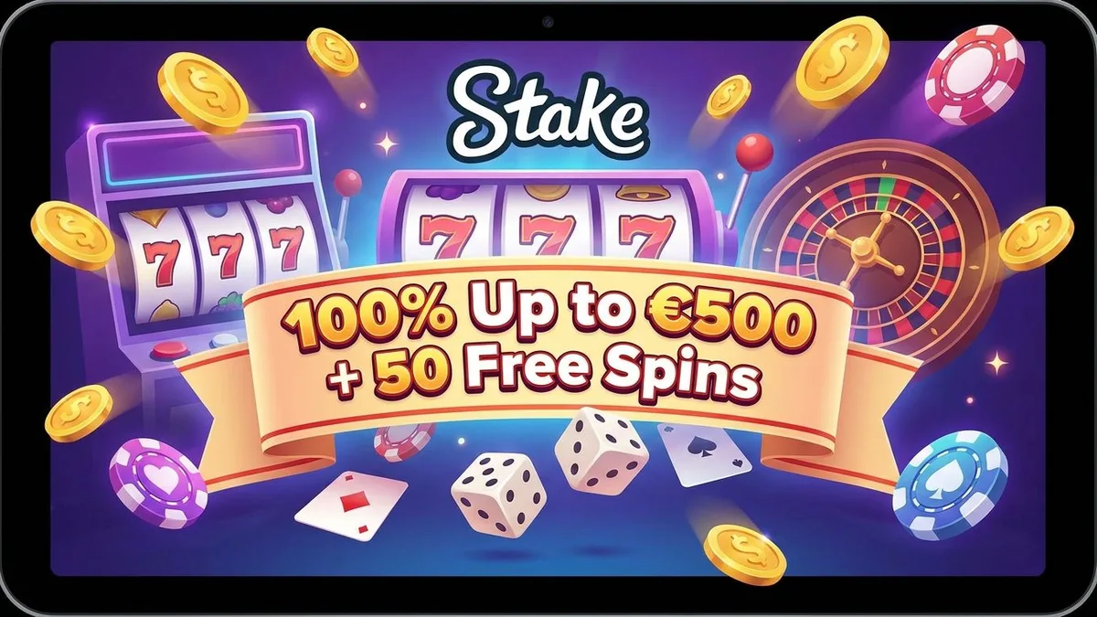 Stake bonus scherm